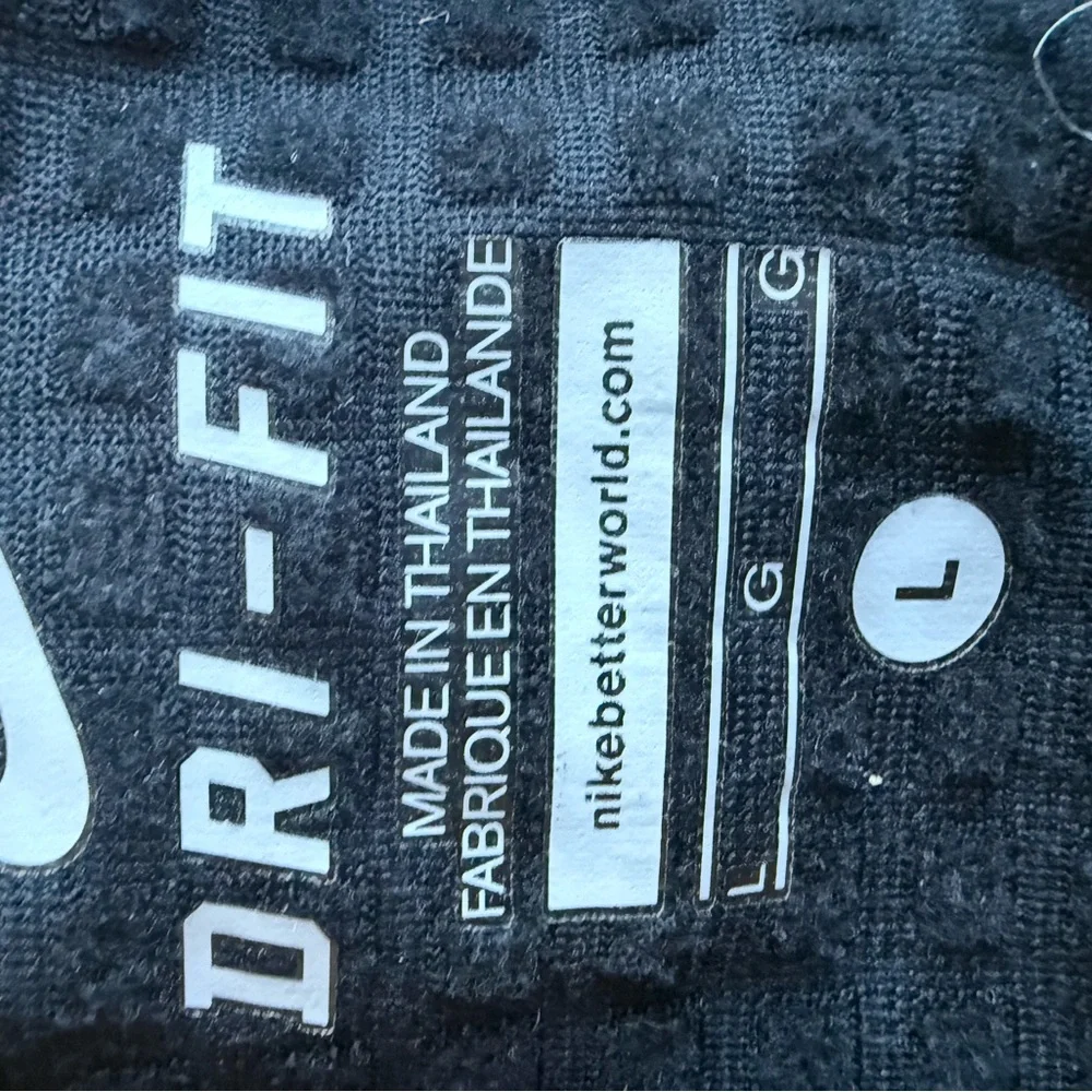 Nike Running Dri-Fit Vest High Vis Black Men’s Shell Grade Fleece Outdoor  L